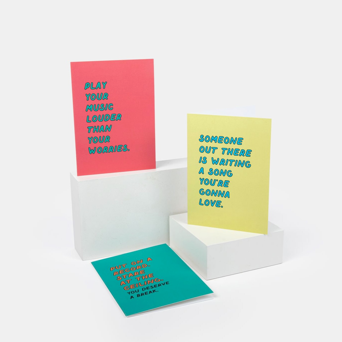 3 greeting cards
