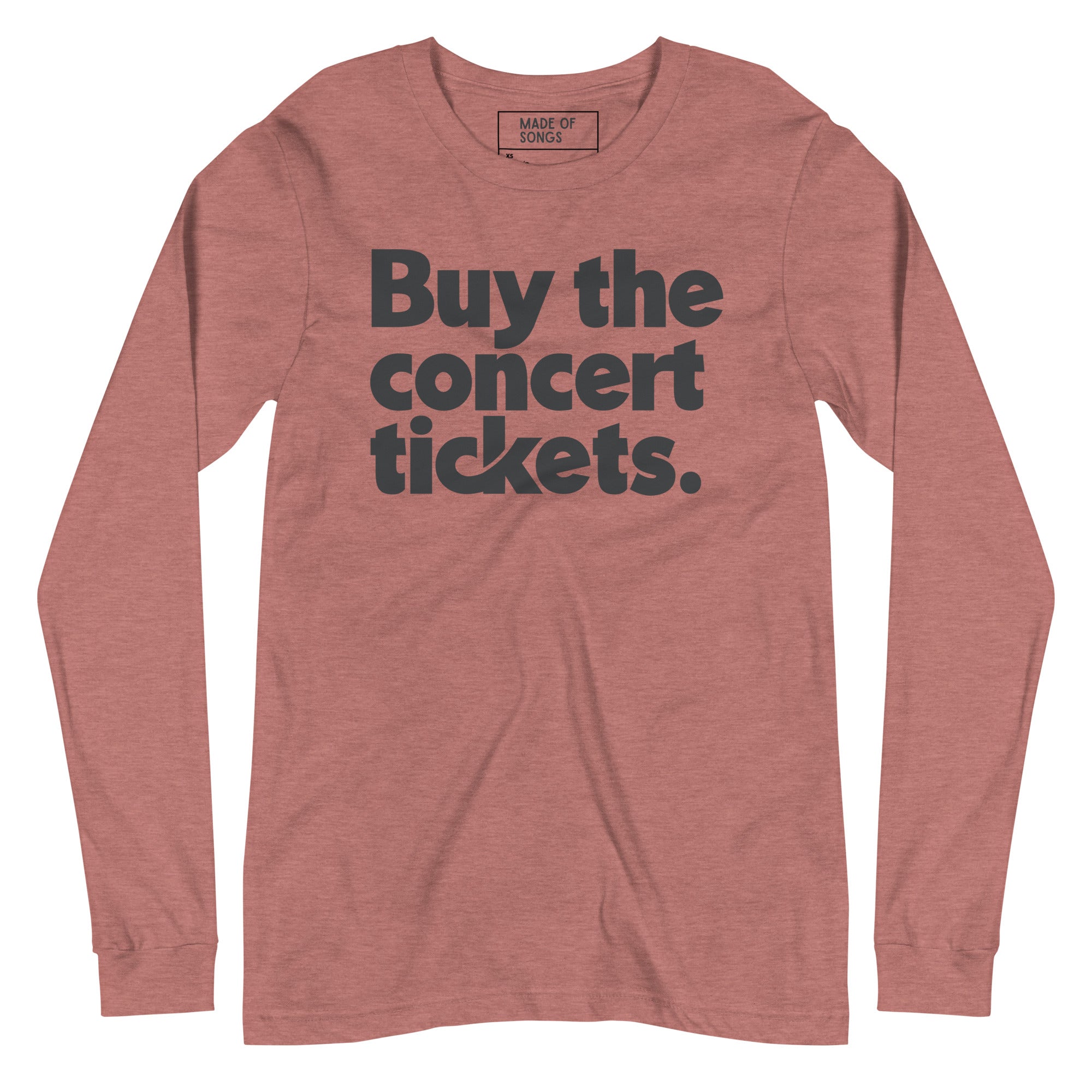 Concert Tickets - Long Sleeve T-Shirt