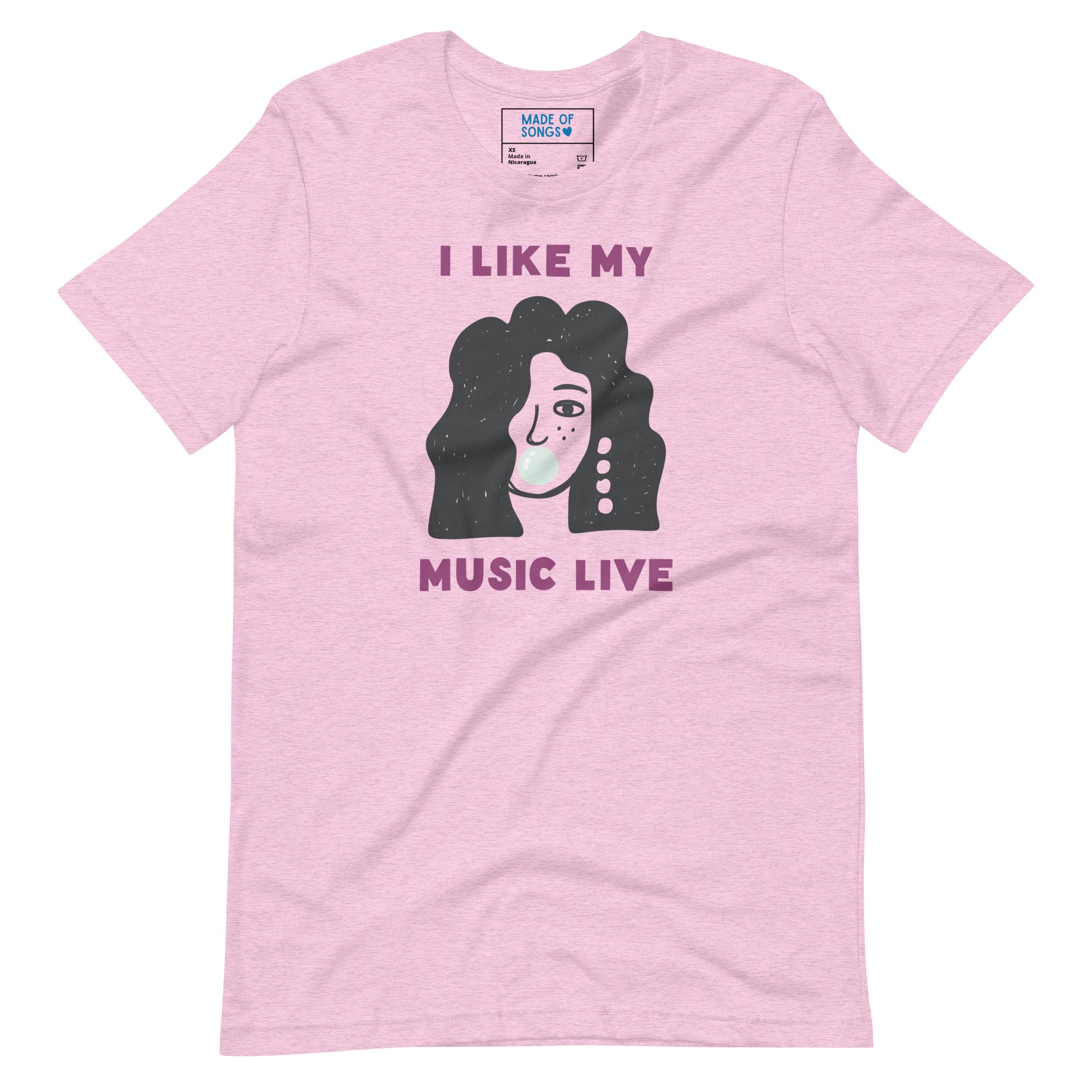 I Like My Music Live - T-Shirt